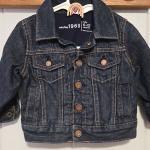 GAP Dark Blue Kids Denim Jacket
